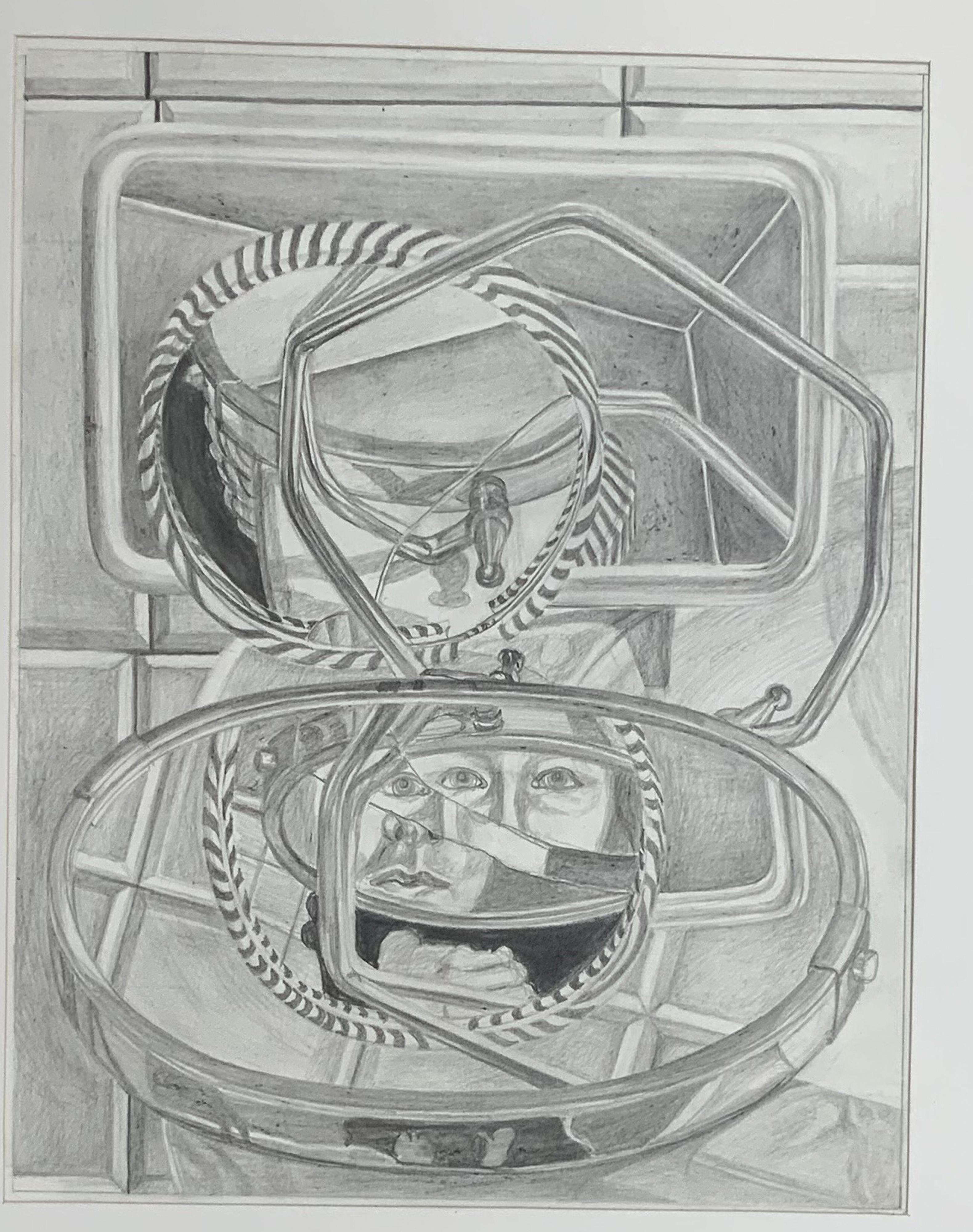 Galerie Barbara Thumm \ Anna Oppermann – T.S.K.F.P.R.M. \ Augen gespiegelt (1965)