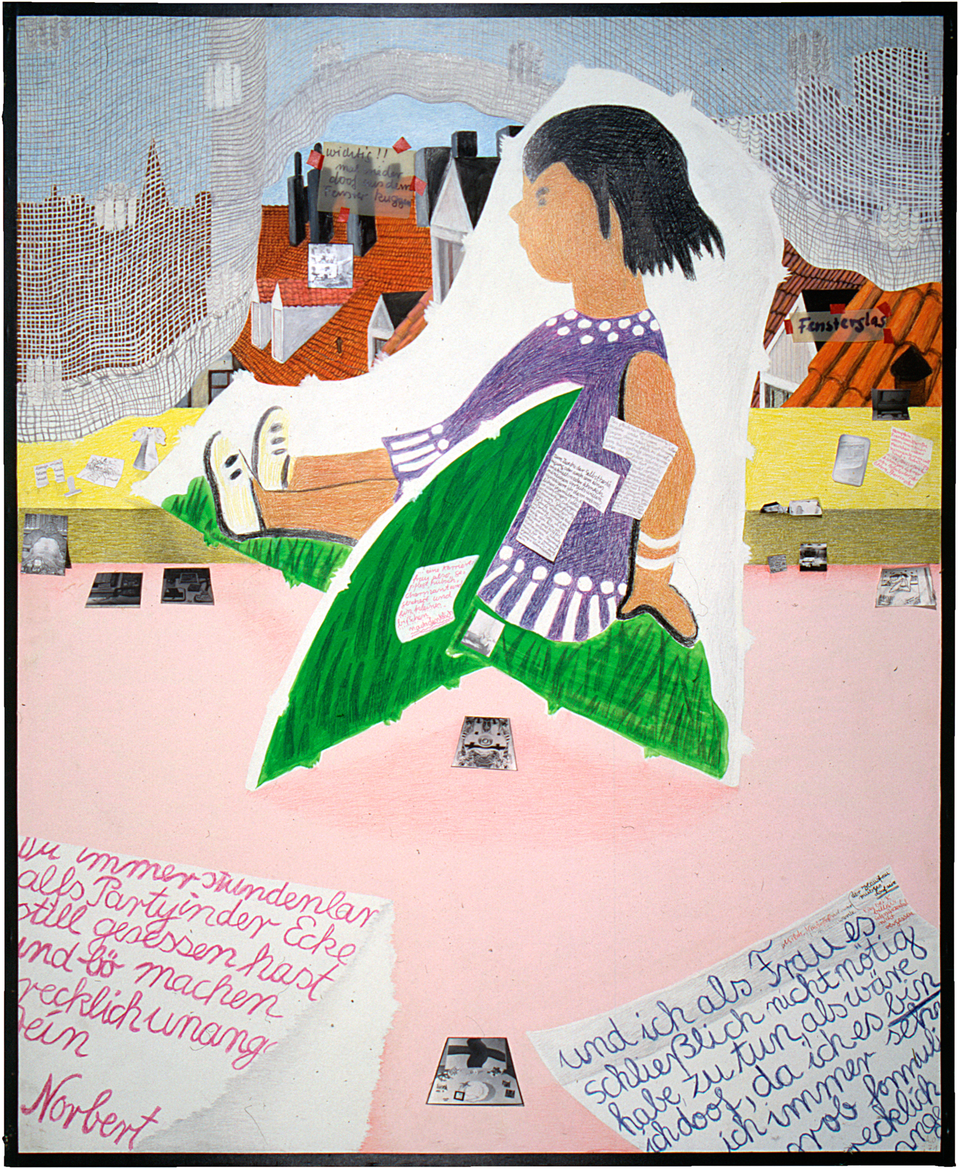 Galerie Barbara Thumm \ Anna Oppermann: Indianermädchen (AOp-71-0093) \ Indianermädchen (1971)