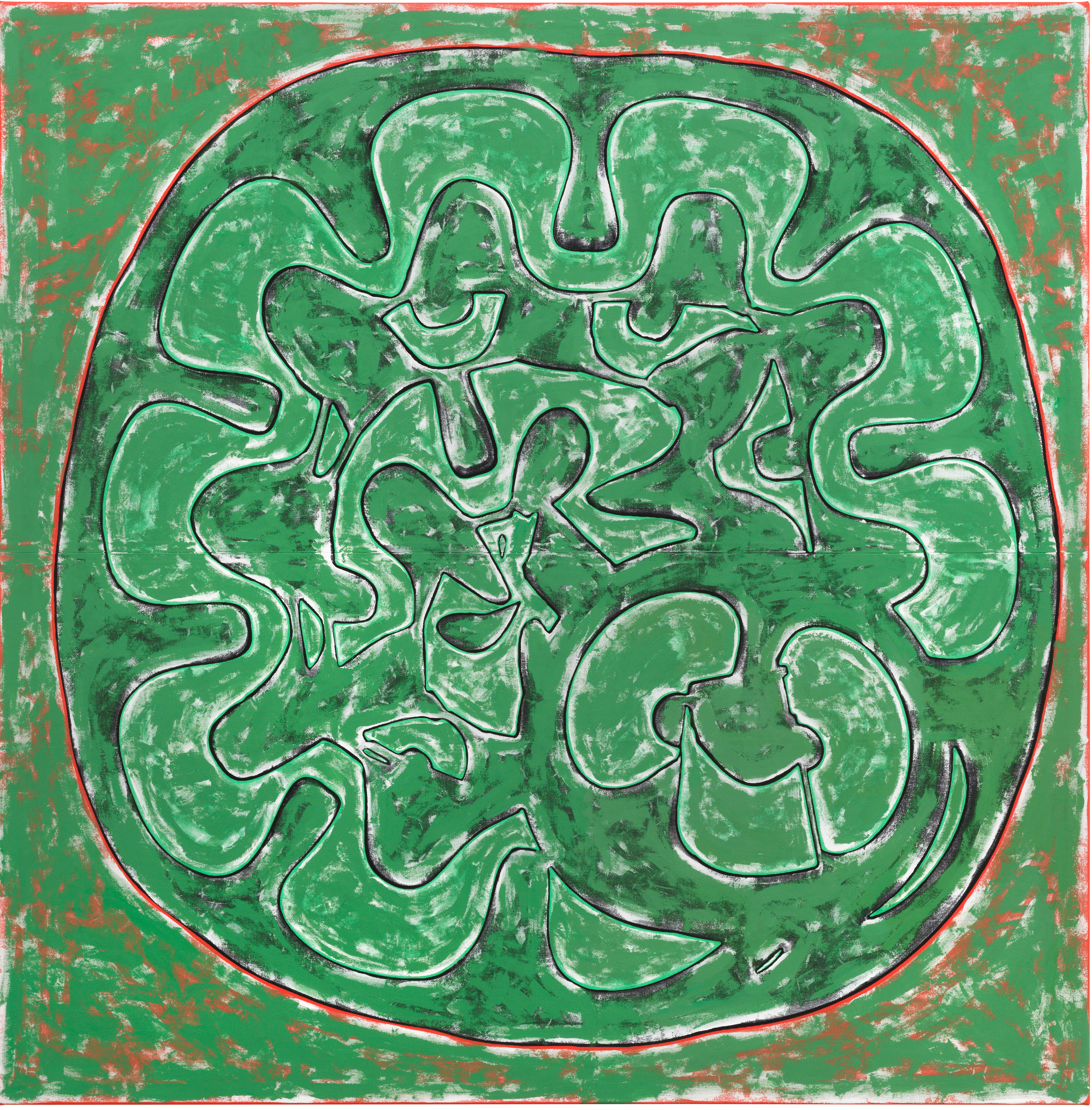 Galerie Barbara Thumm \ Diango Hernández – Instopia 2021 \ Green Flower (2021)