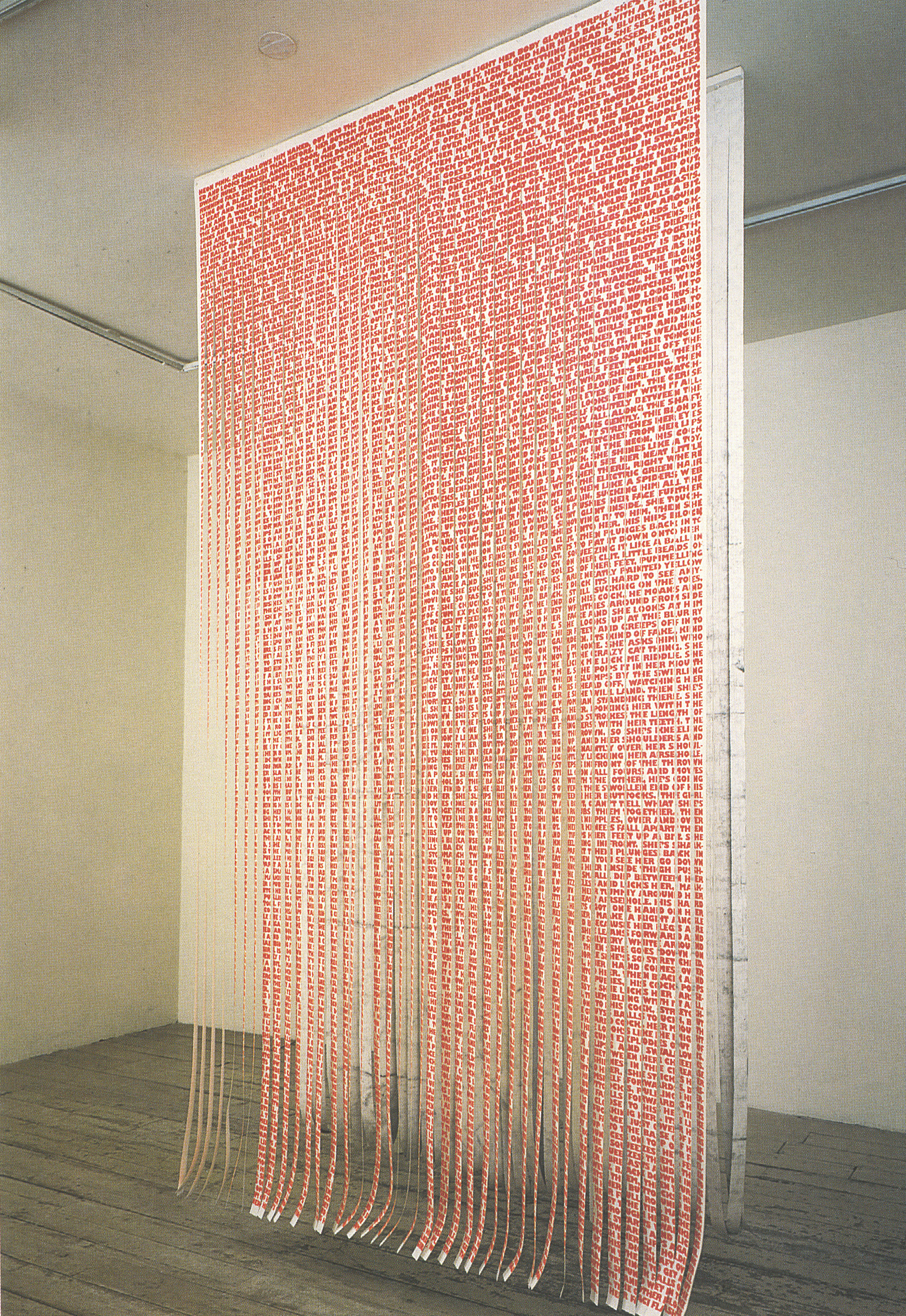 Galerie Barbara Thumm \ Fiona Banner aka The Vanity Press \ Colour Blind (Arsewoman) (2001)