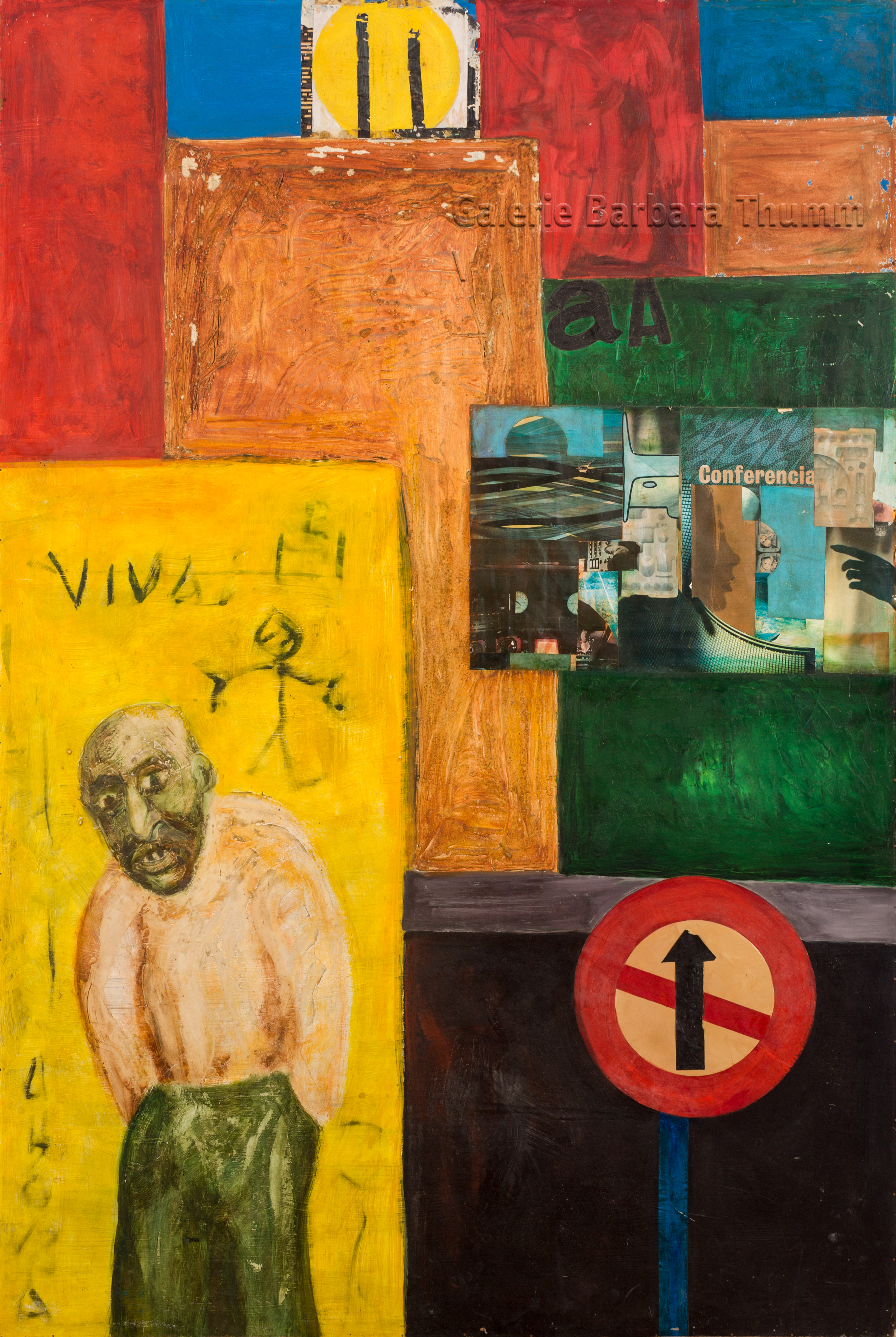 Galerie Barbara Thumm \ Teresa Burga – Untitled (Viva el … ahora) (TBu-66-010) \ Untitled (Viva el &#8230; ahora) (1966)