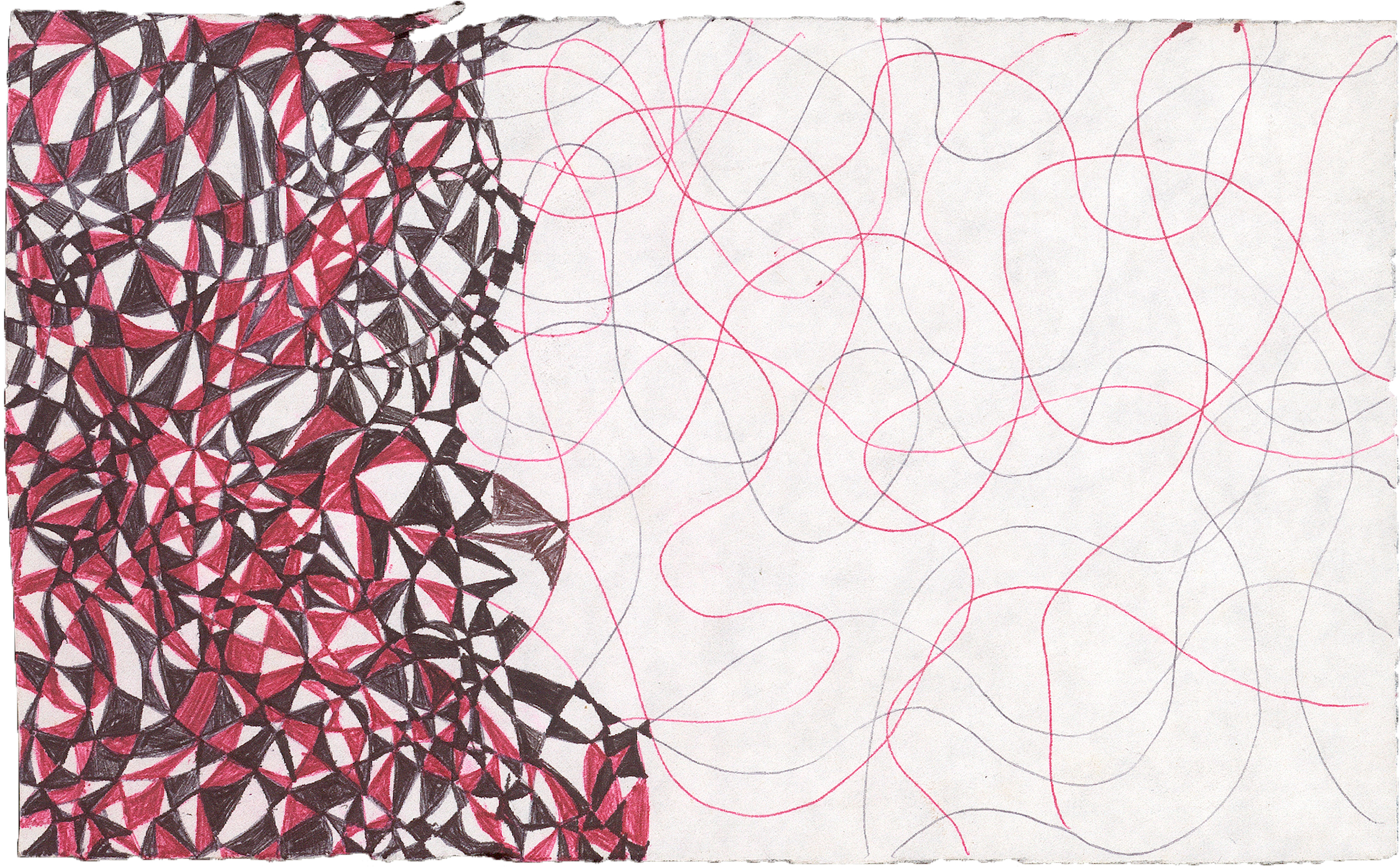 Galerie Barbara Thumm \ Teresa Burga – Insomnia Drawing (46) (TBu-ed-034) \ Insomnia Drawing (46) (2000)