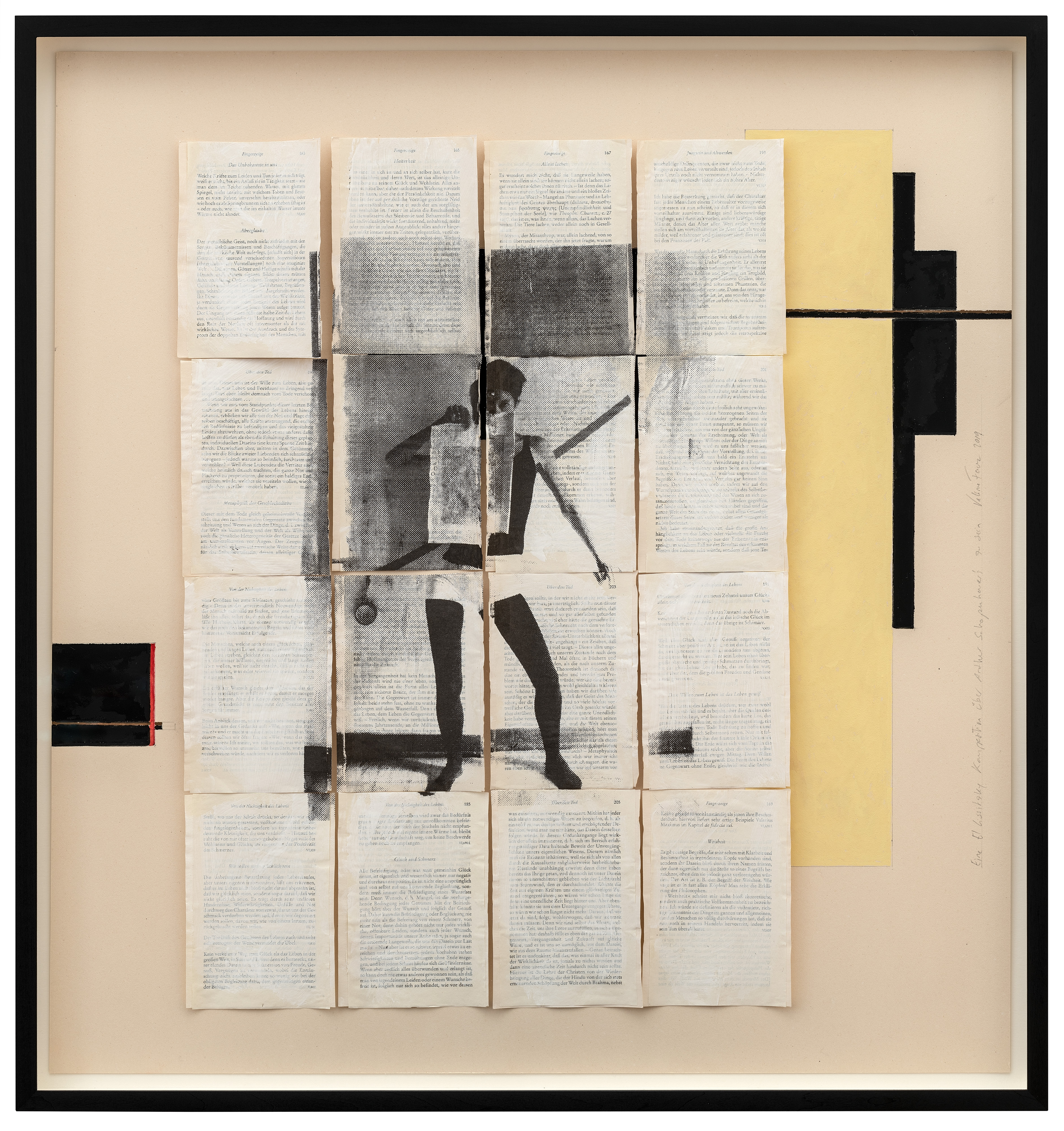 Galerie Barbara Thumm \ Valérie Favre: An El Lissitzky Composition on Arthur Schopenhaur’s About Being (VFa-19-0001) \ An El Lissitzky Composition on Arthur Schopenhaur&#8217;s About Being (2019)