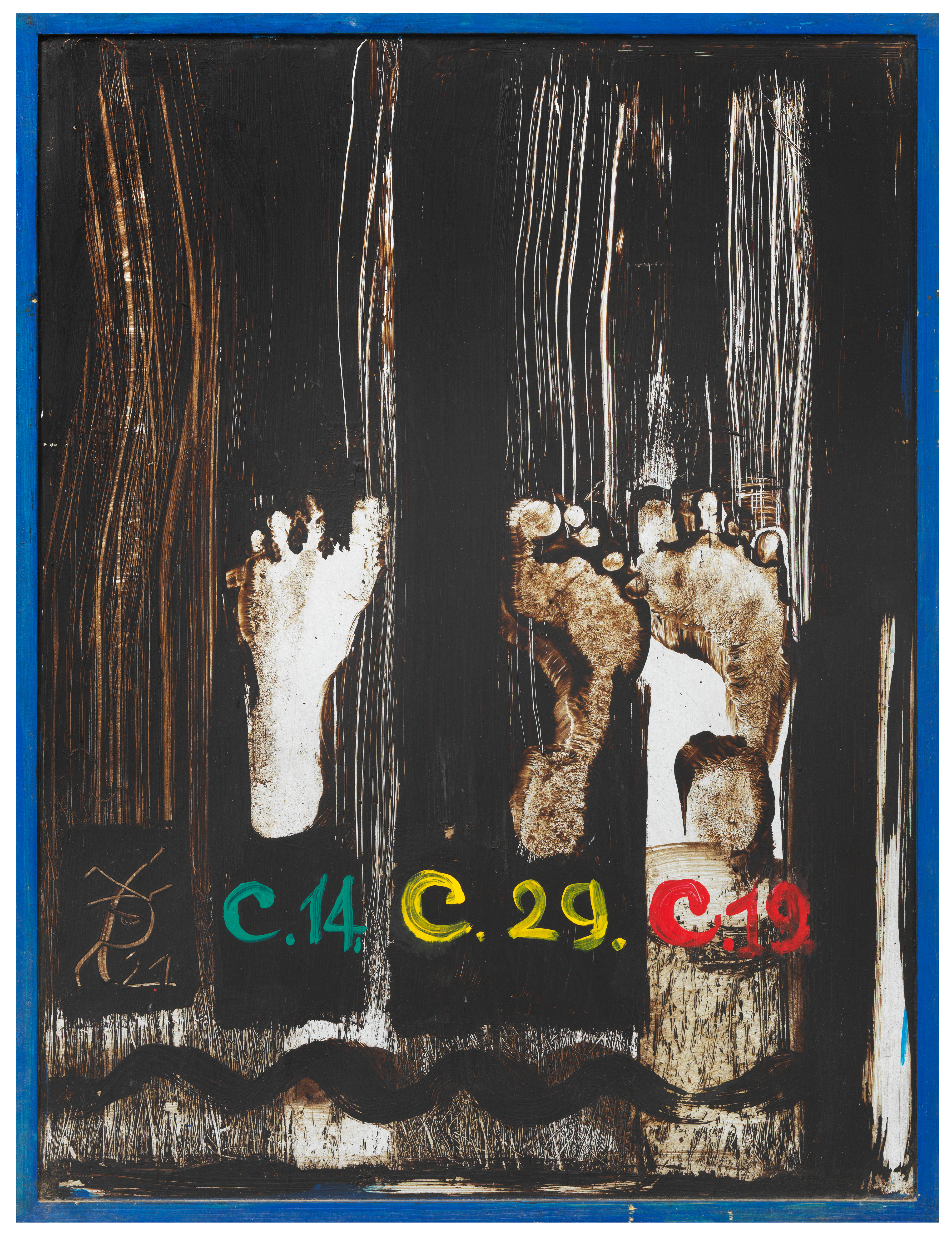 Galerie Barbara Thumm \ El Hadji Sy, C14 C29 C19, EHS-21-0001 \ C14 C29 C19, 2021 (2021)