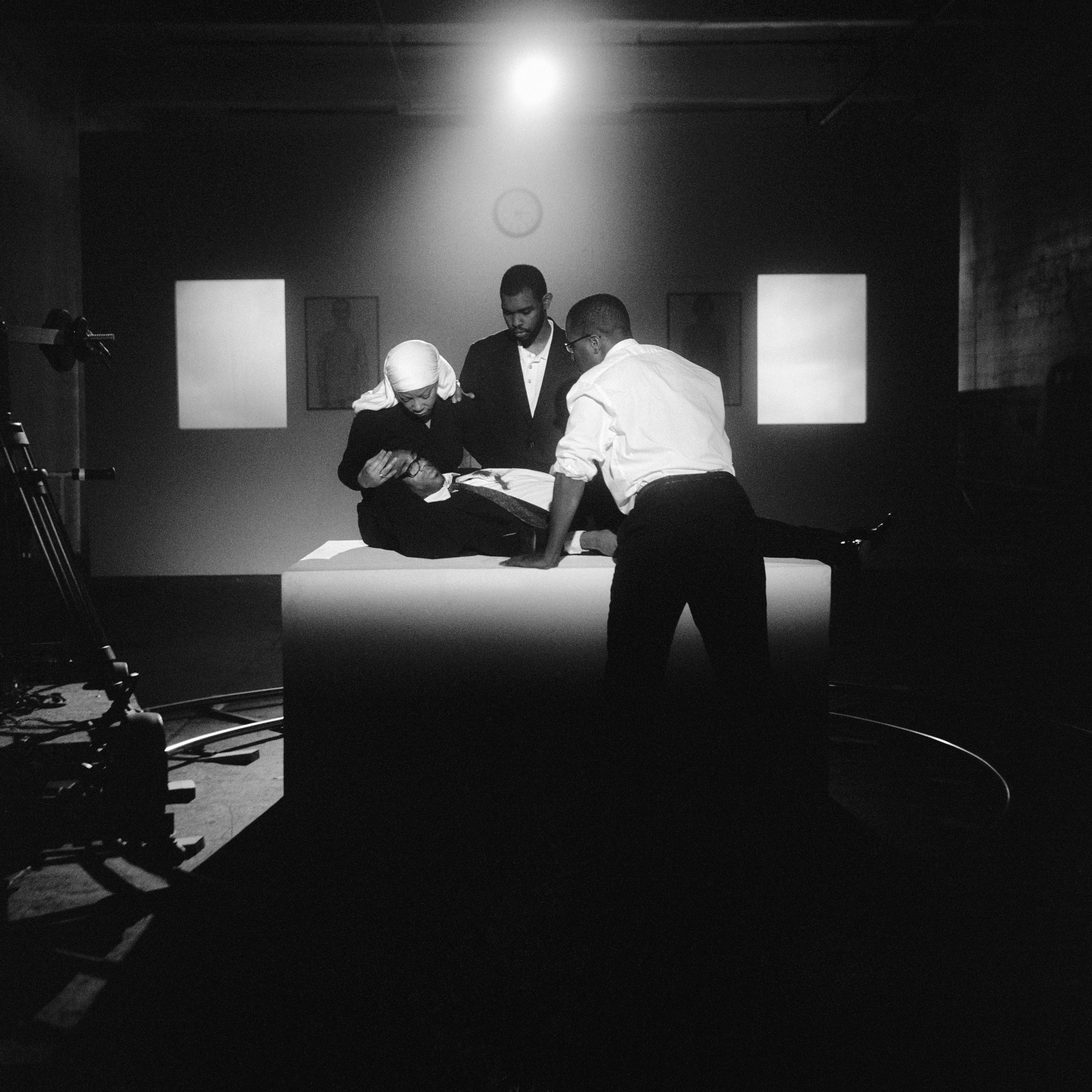 Galerie Barbara Thumm \ Carrie Mae Weems_The Assassination of Medgar, Malcom and Martin_2008_CMW-08-7949 \ The Assassination of Medgar, Malcom and Martin (2008)