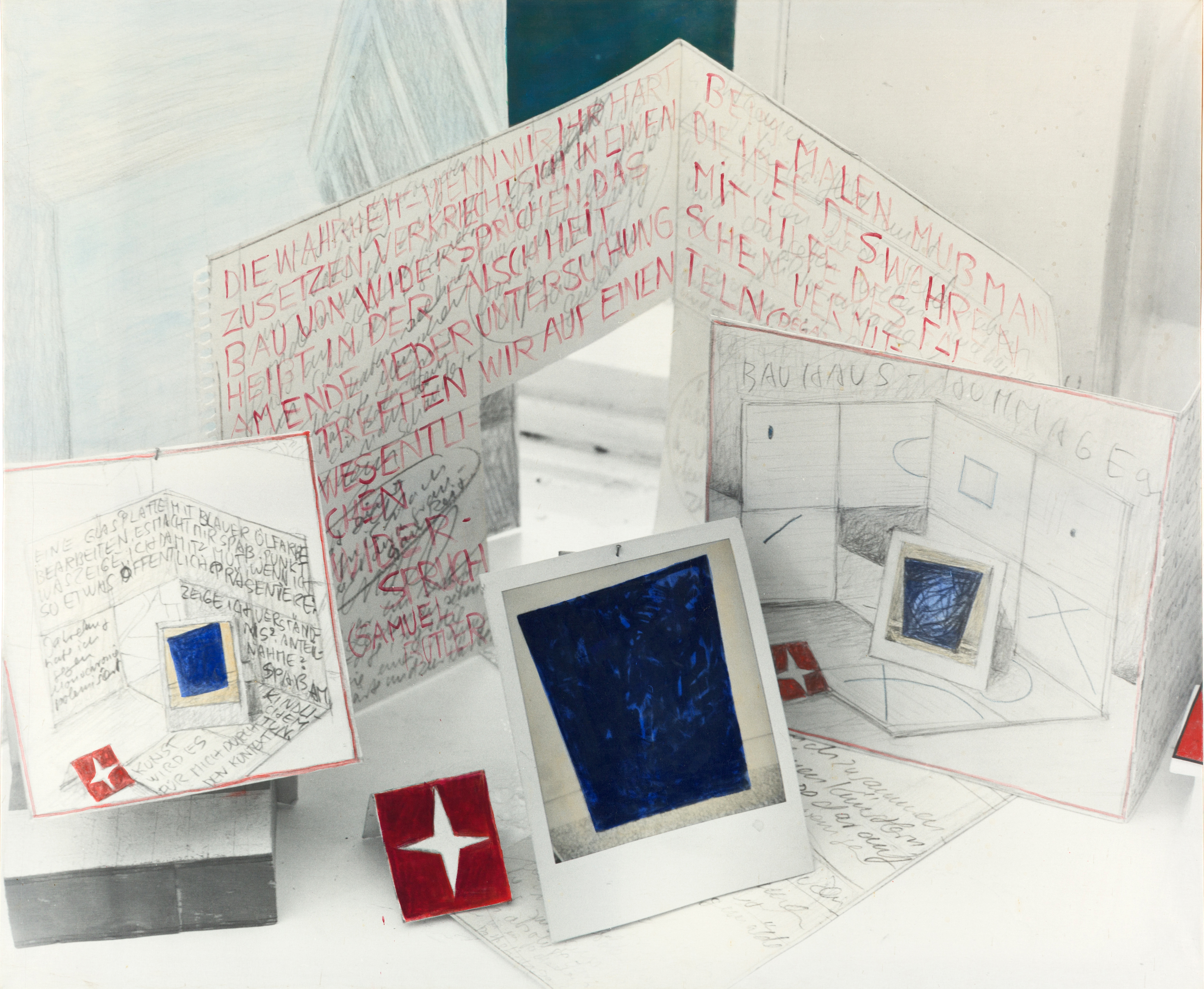 Galerie Barbara Thumm \ Anna Oppermann – T.S.K.F.P.R.M. \ Paradoxe Intentionen (1988 &#8211; 1990)