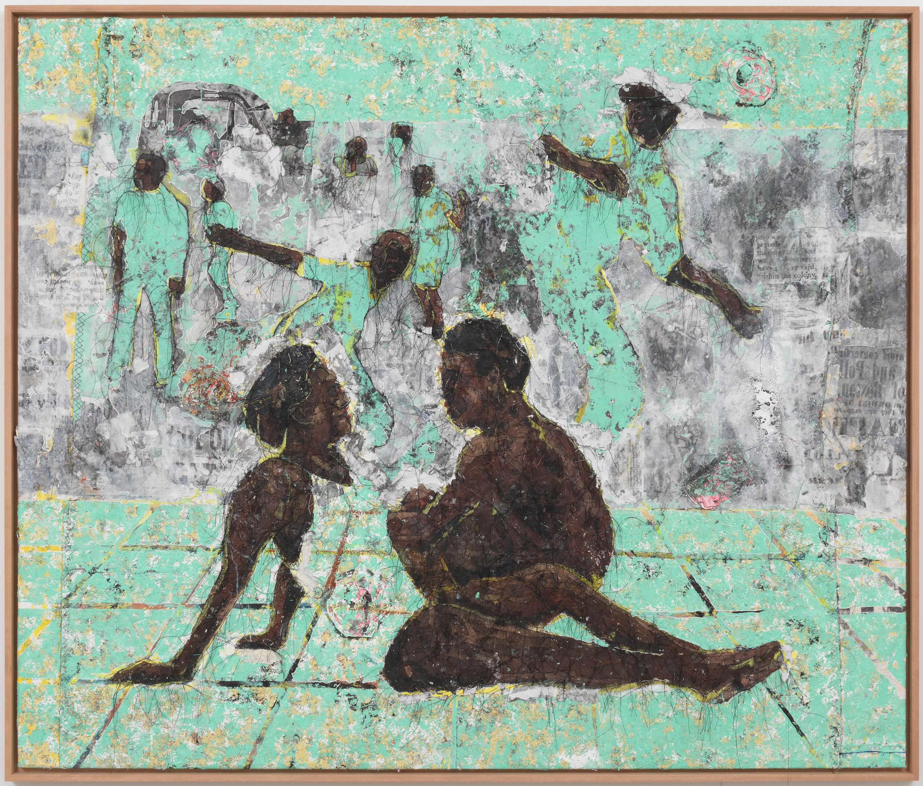 Galerie Barbara Thumm \ Kaloki Nyamai – Dining in Chaos \ Twikale vaa gutavye kela kindo.2 (2023)