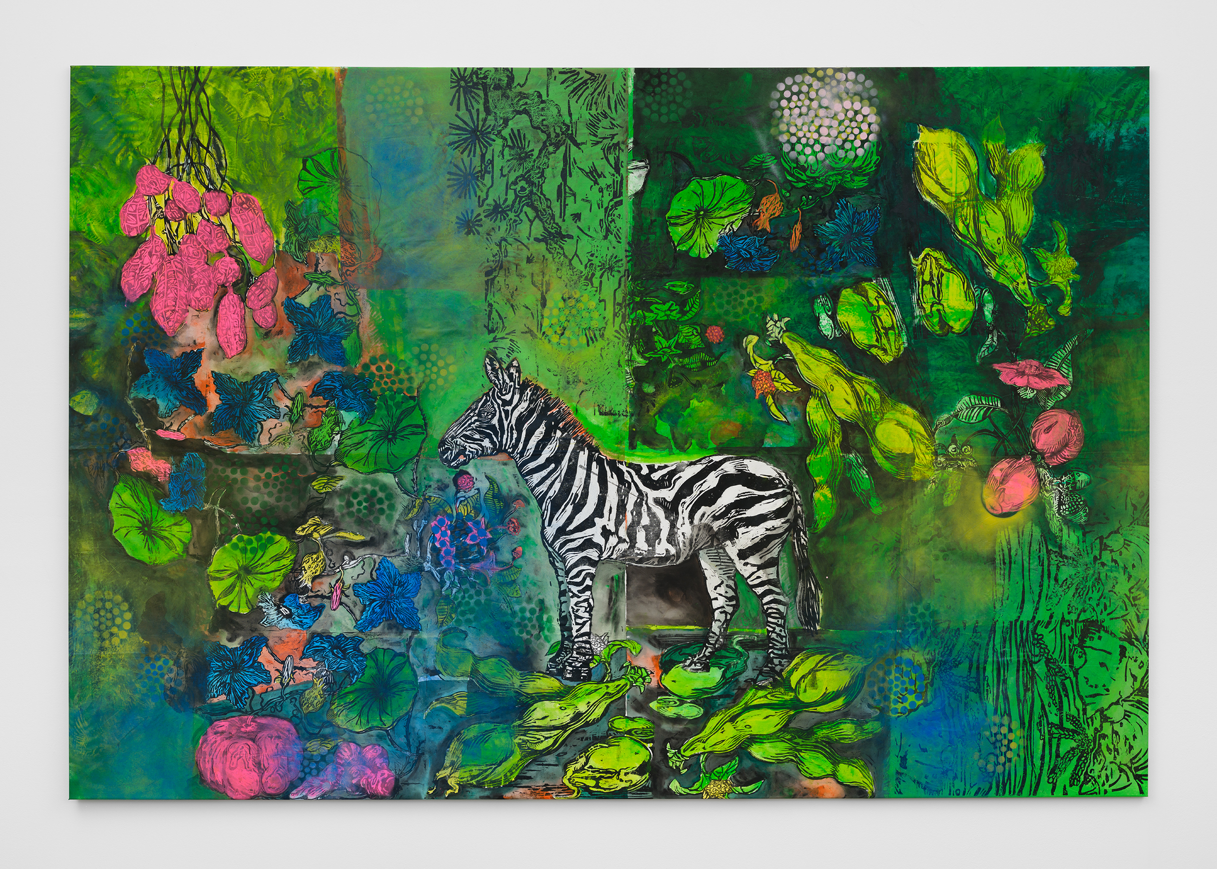 Galerie Barbara Thumm \ Johnny Miller – WT Zebra Work (JMi-23-014) \ WT Zebra Work (2023)