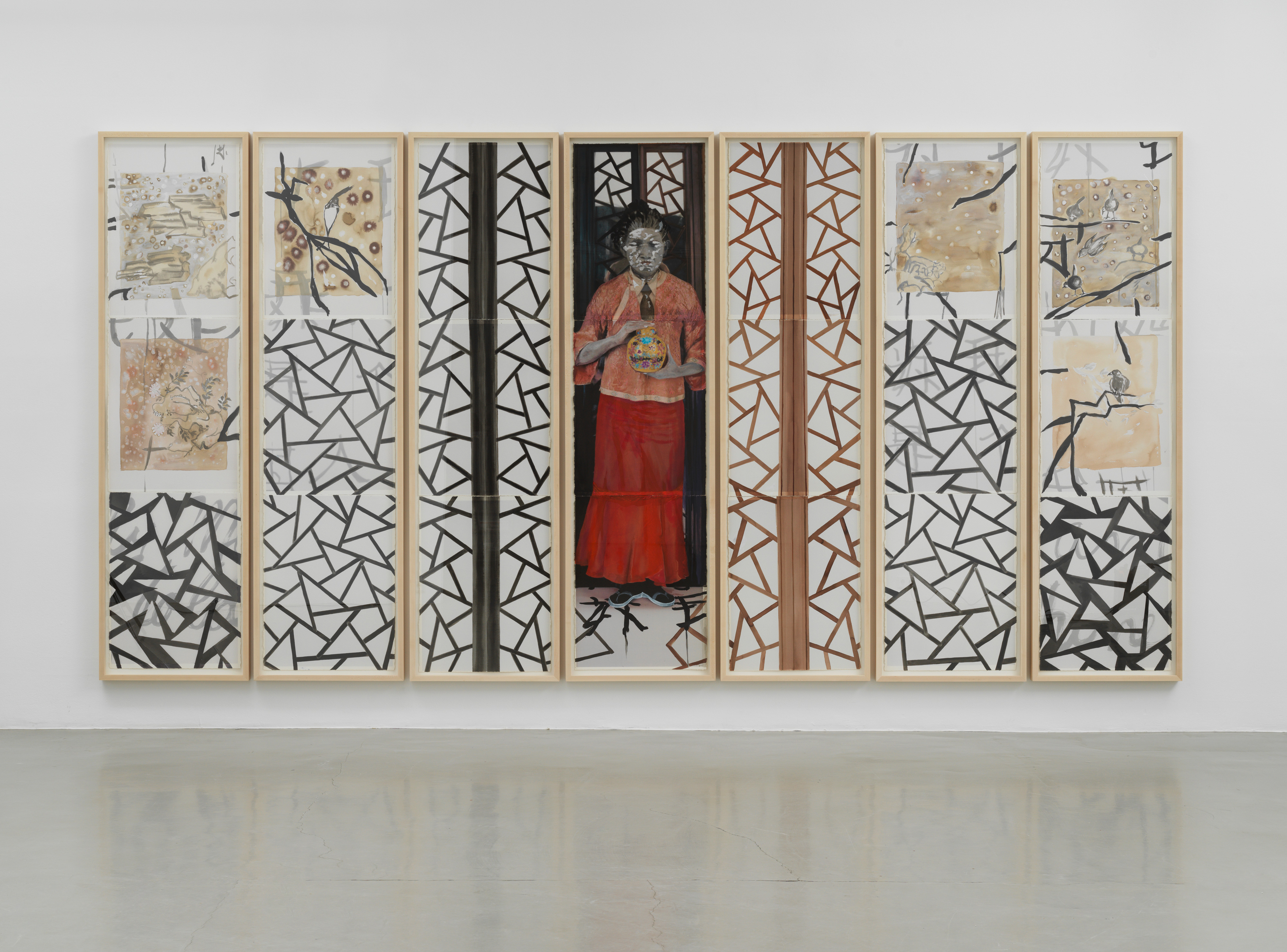 Galerie Barbara Thumm \ María Magdalena Campos-Pons – I Heard the Spirits’ Voices / Escuché la Voz de Los Espíritus \ My Mother Told Me I Am Chinese: The Painting Lesson (2024)