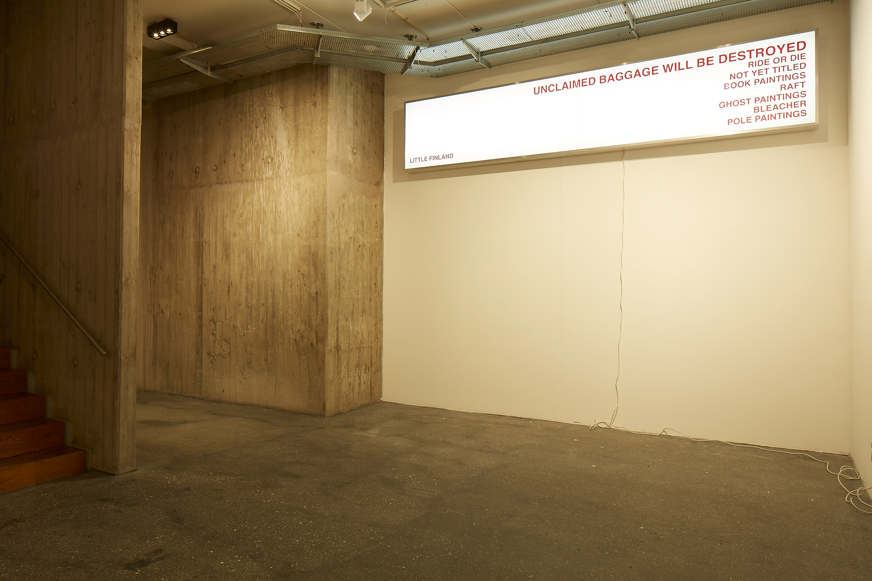 Galerie Barbara Thumm \ Peter Bonde – Unclaimed Baggage Will Be Destroyed