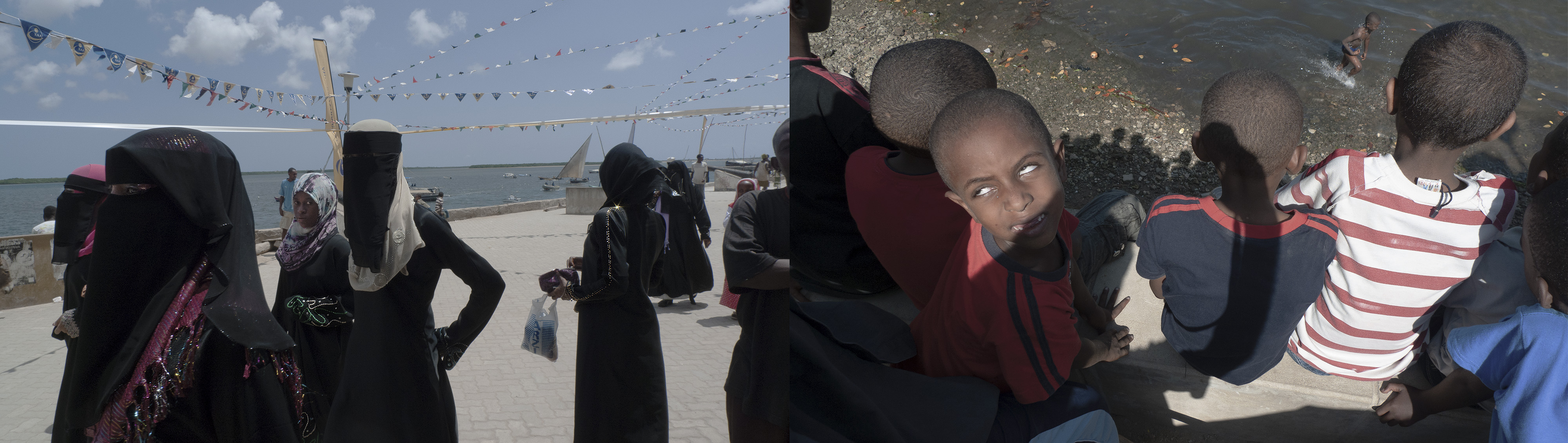 Galerie Barbara Thumm \ Theo Eshetu – Veiled Woman on a Beachfront \ from the Lamu Series (2024)