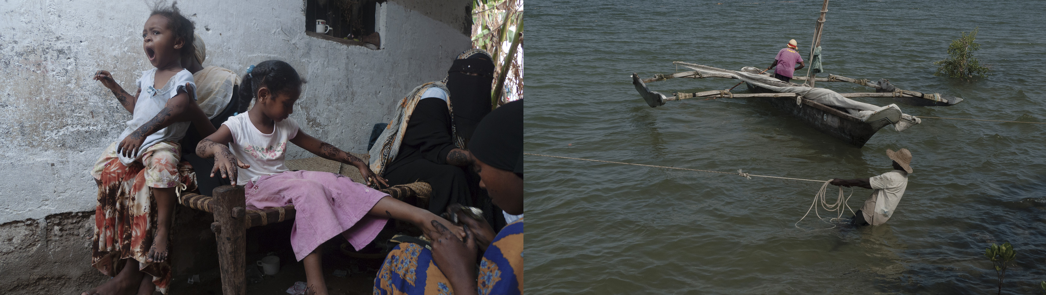 Galerie Barbara Thumm \ Theo Eshetu – Veiled Woman on a Beachfront \ from the Lamu Series (2024)