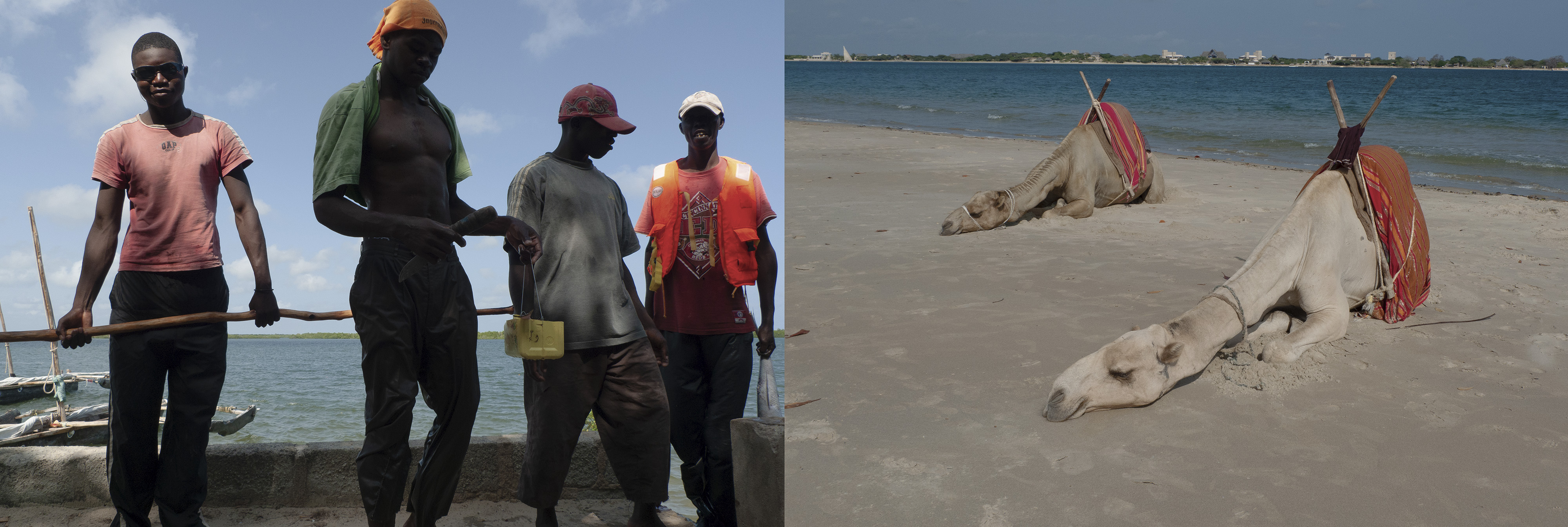 Galerie Barbara Thumm \ Theo Eshetu – Veiled Woman on a Beachfront \ from the Lamu Series (2024)