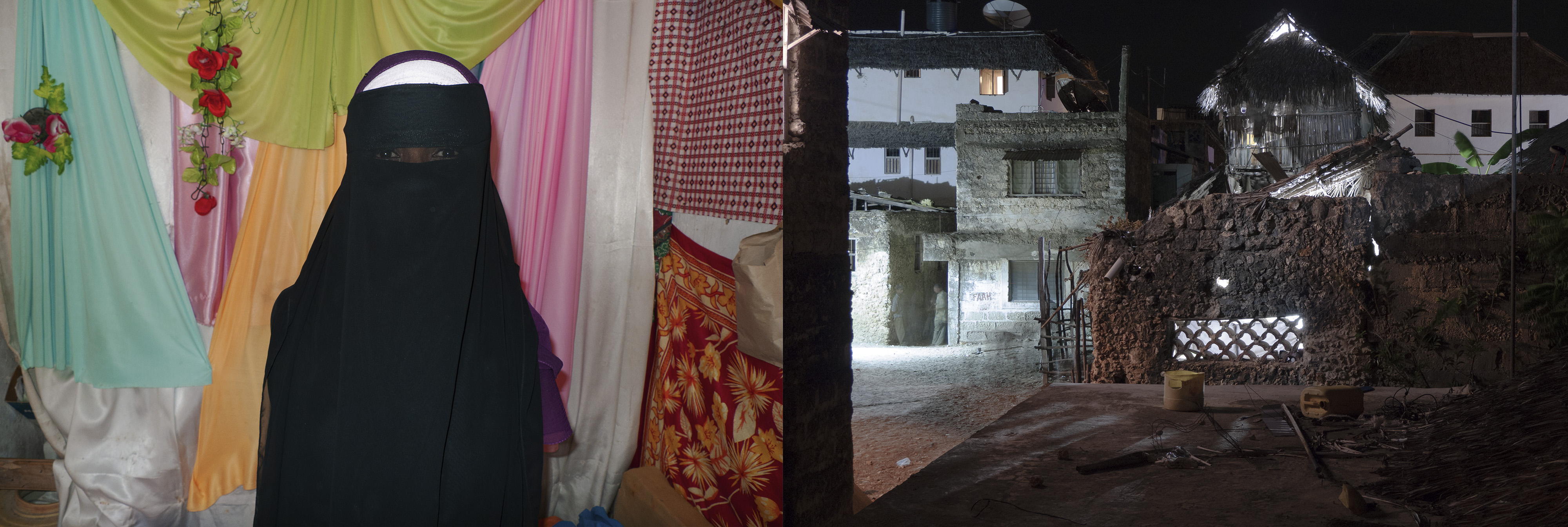 Galerie Barbara Thumm \ Theo Eshetu – Veiled Woman on a Beachfront \ from the Lamu Series (2024)