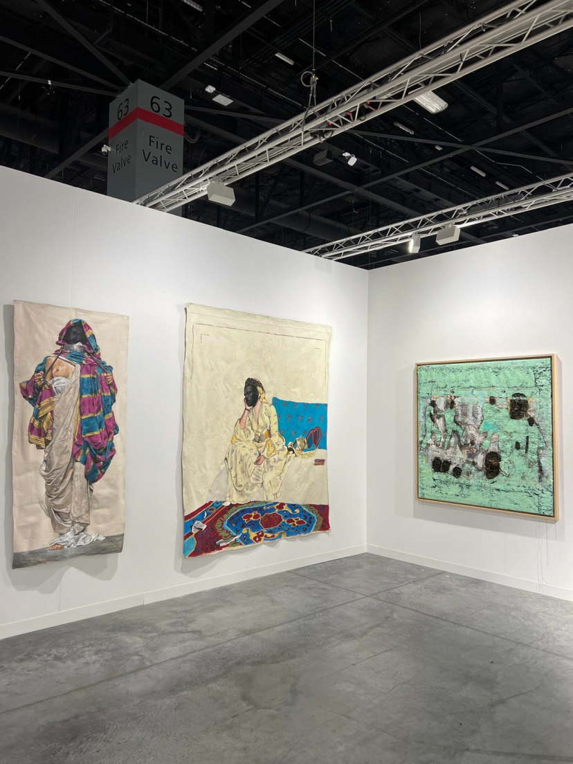 Galerie Barbara Thumm \ Art Basel Miami Beach \ 04.12. – 08.12.2024 \ Peter Bonde, Estate Teresa Burga, María Magdalena Campos-Pons, Elyla, Roméo Mivekannin, Mukenge/Schellhammer, Kaloki Nyamai, Carrie Mae Weems