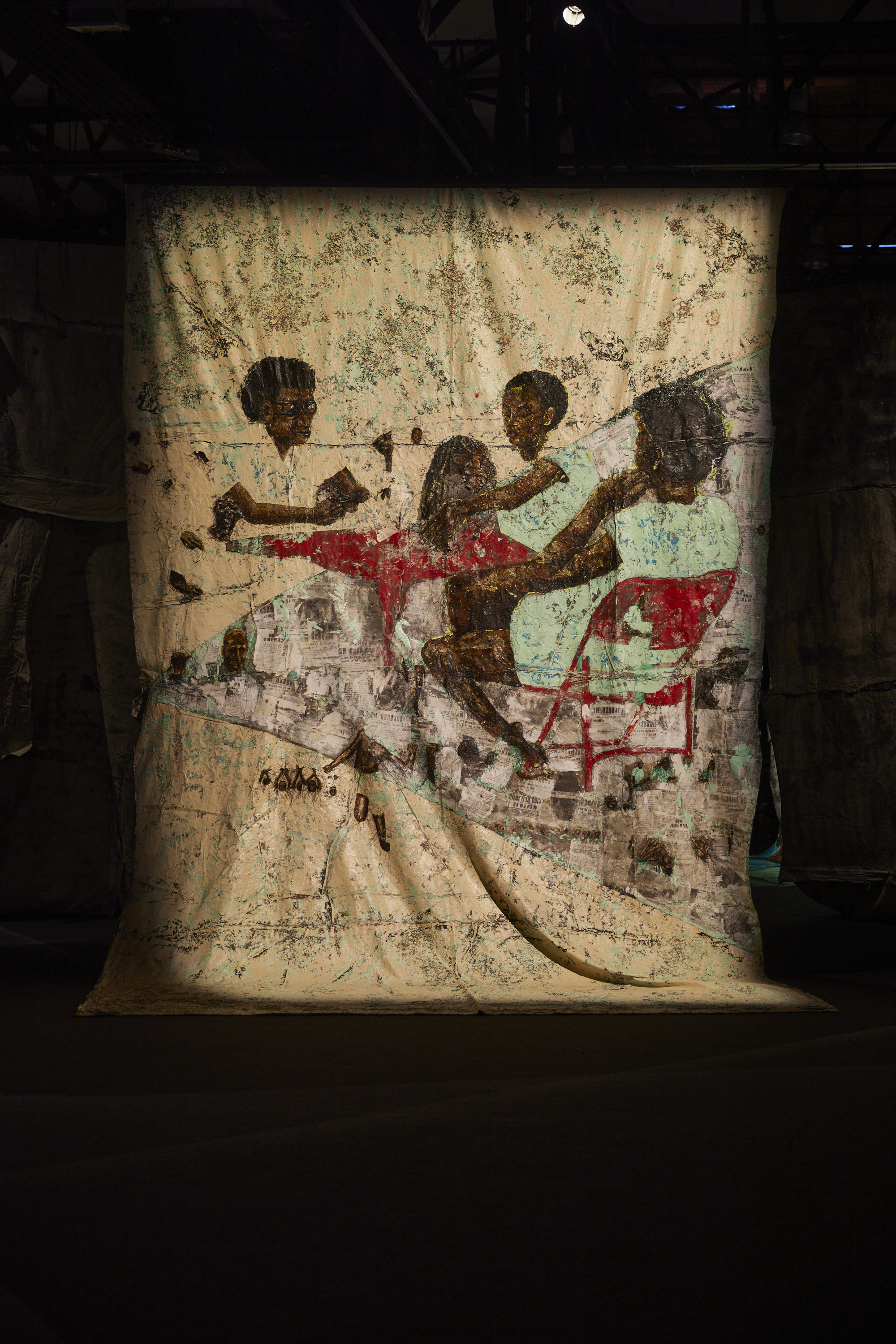 Galerie Barbara Thumm \ Kaloki Nyamai – The True Size of Africa, Weltkulturerbe Völklinger Hütte