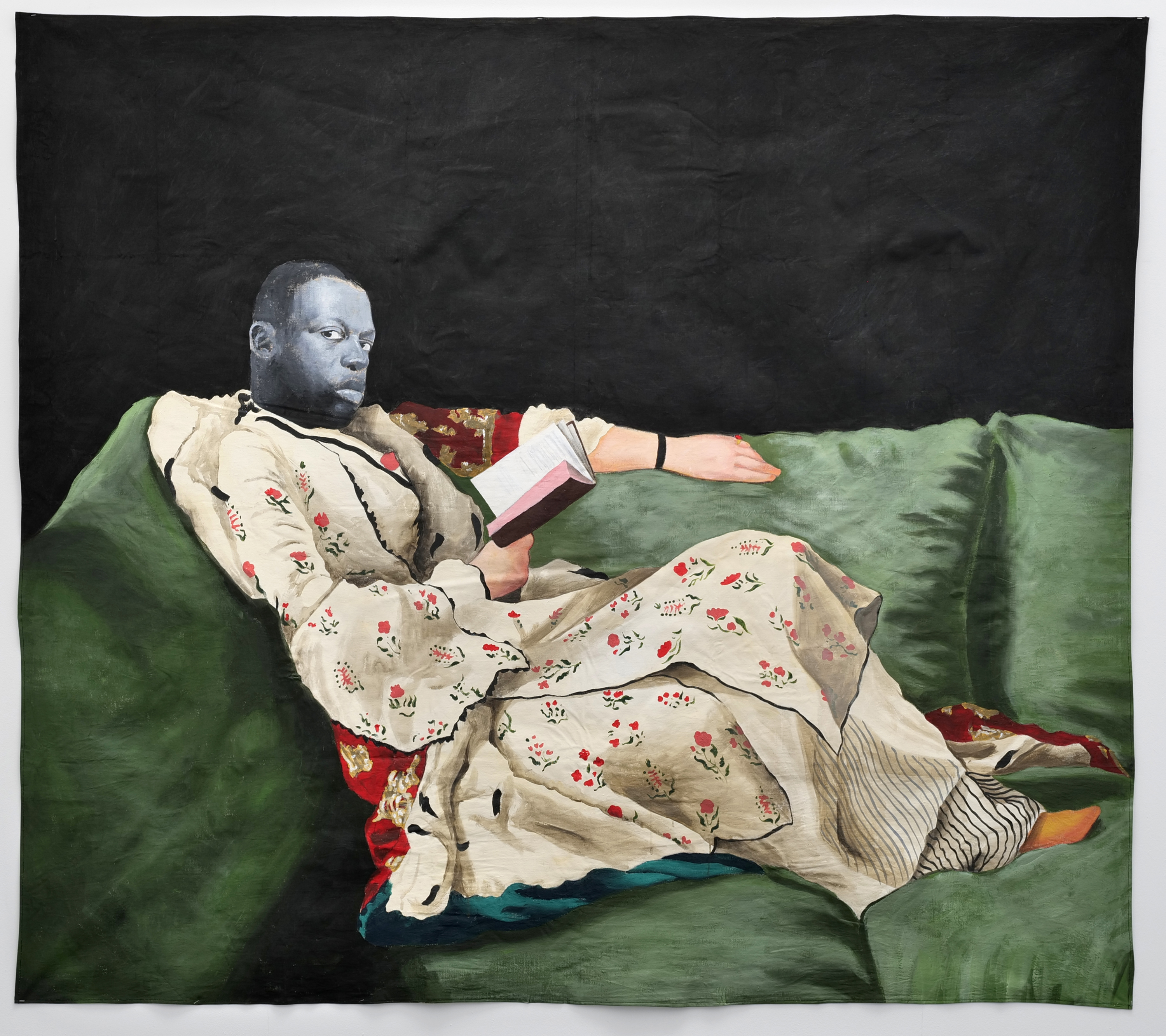 Galerie Barbara Thumm \ Roméo Mivekannin – Spleen \ After Jean-Étienne Liotard, Marie-Adelaide de France en Costume Turc (2025)
