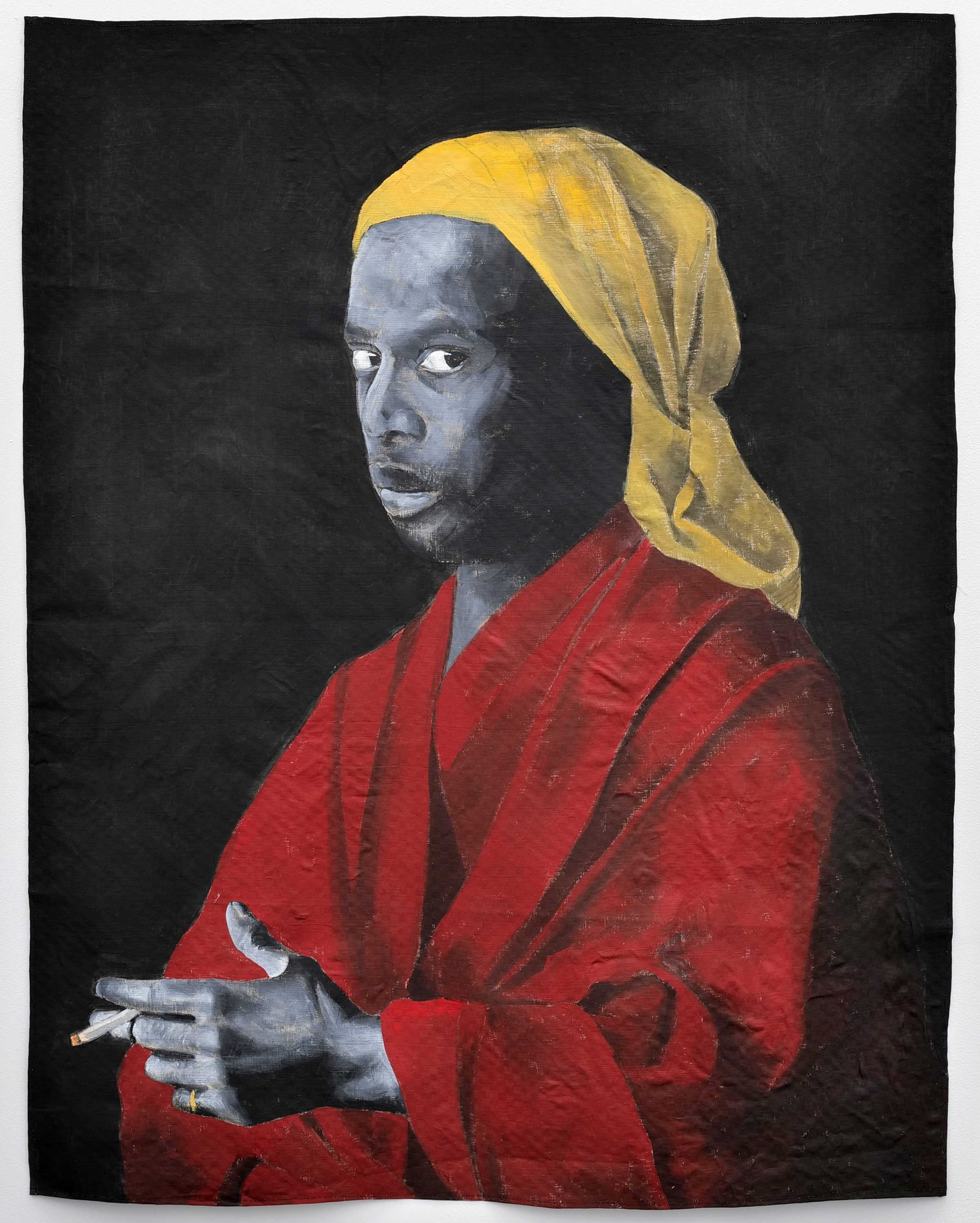 Galerie Barbara Thumm \ Roméo Mivekannin – Spleen \ After Leopold Carl Müller, Sudanese Beauty (2025)