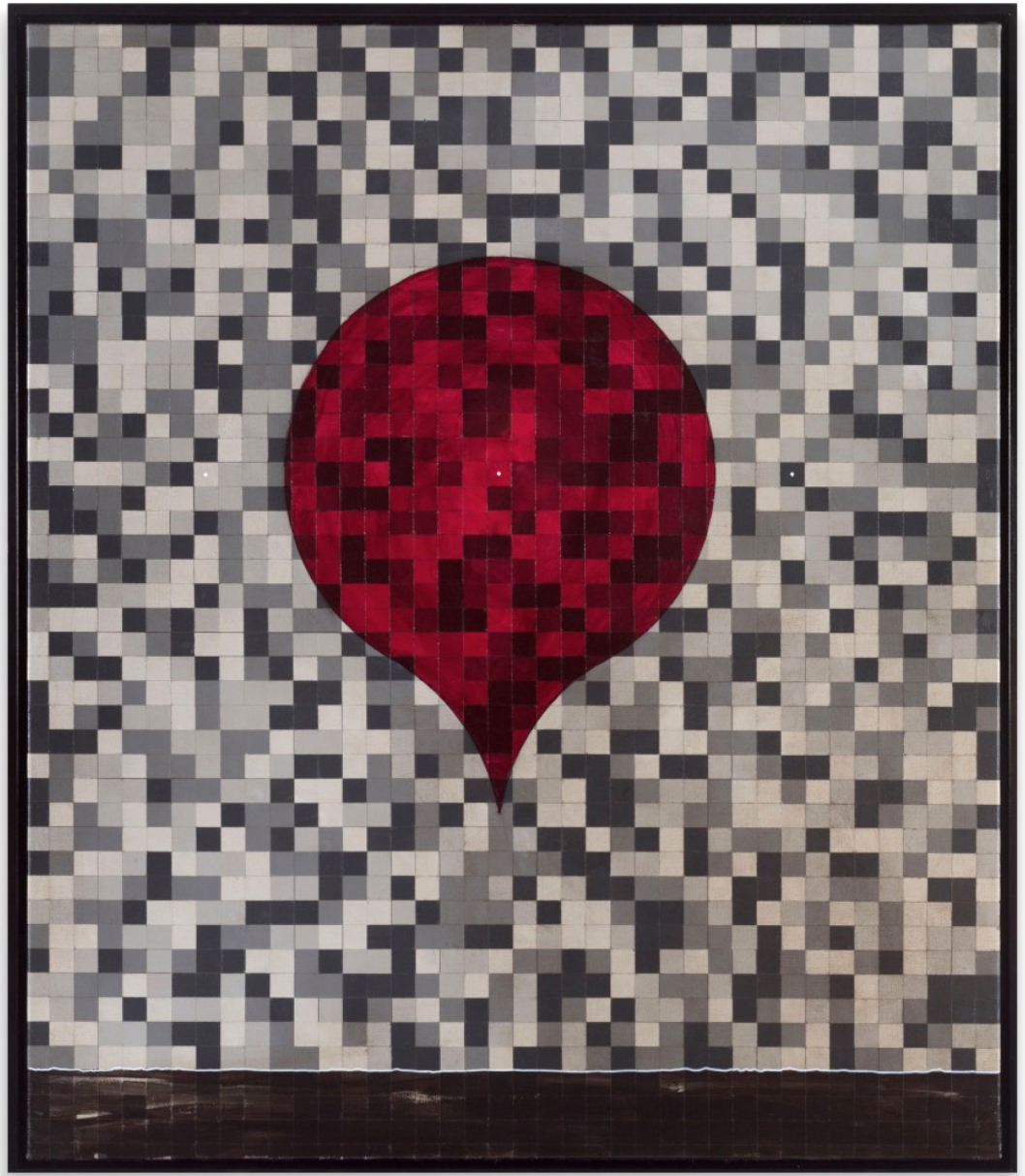 Galerie Barbara Thumm \ Thomas Zipp \ Blind Spot Detecting Unit (Red Ballon) (2021)
