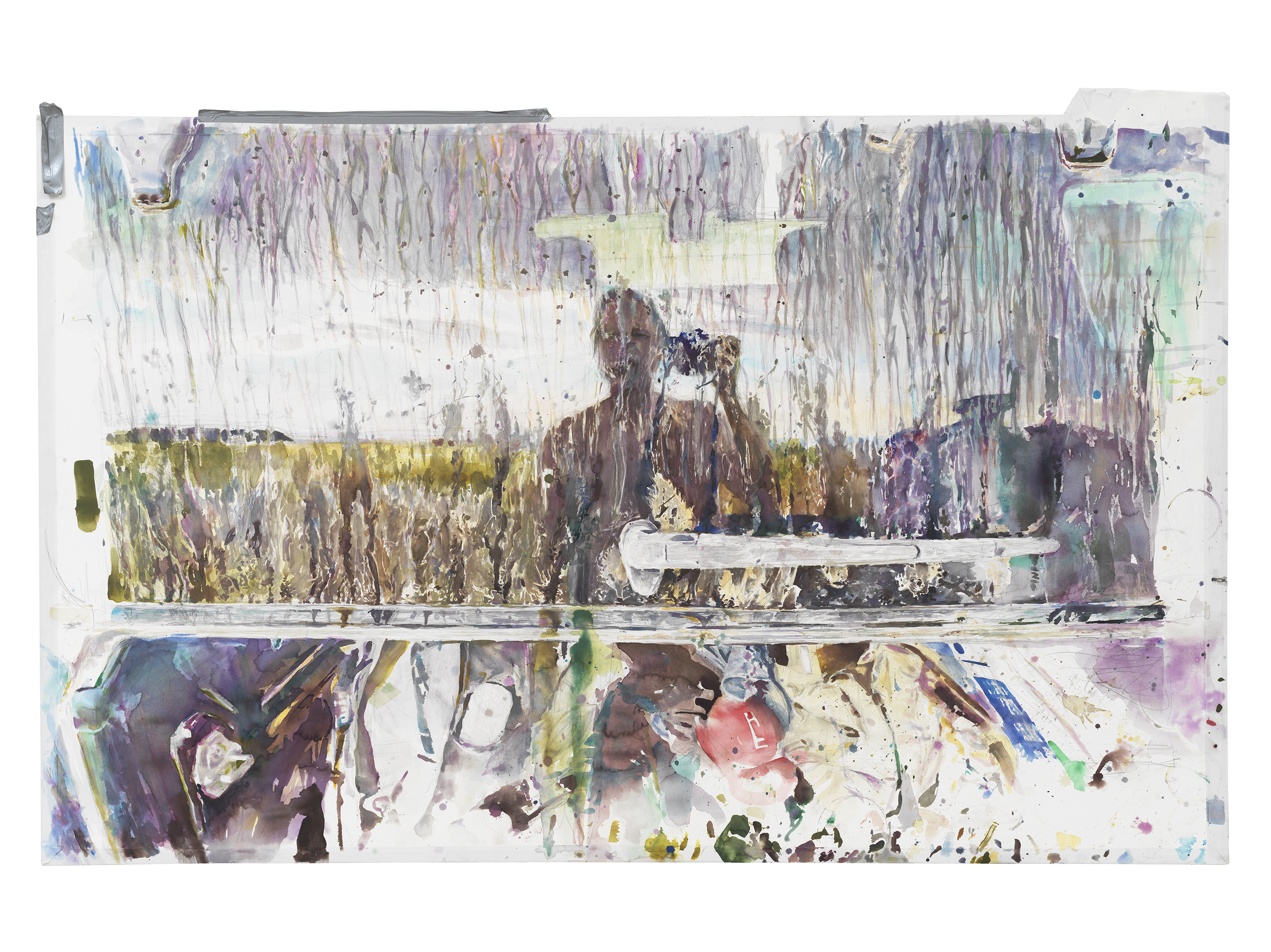 Galerie Barbara Thumm \ Martin Dammann – Ein Loch graben \ Staub und Wasser (2025)